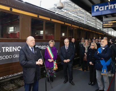 Treno del Ricordo 2024 alla stazione di Parma, intervento del Ministro Gilberto Pichetto Fratin