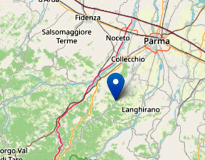 Due nuove scosse in provincia di Parma, nei pressi di Langhirano