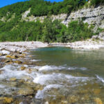 Il livello di soglia del fiume Enza sta lentamente rientrando