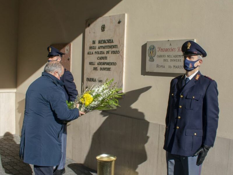 Commemorazione per il 46° anniversario della strage di via Fani a Parma