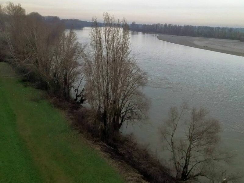 Torna l'allerta meteo gialla nel parmense, preoccupa il transito della piena del Po