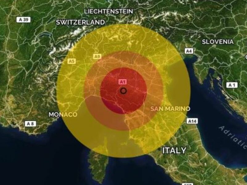 6 nuove scosse nella notte di ieri in provincia di Parma, si arriva a quota 13 dall'inizio di marzo