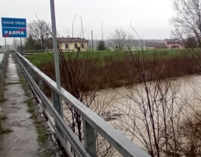 Torrenti Enza e Parma preoccupanti, allerta arancione anche oggi 1° marzo