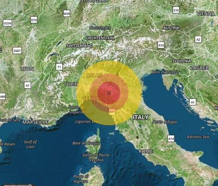 Nuove scosse di terremoto in provincia di Parma, a Fornovo di Taro, la più forte di magnitudo 2.6